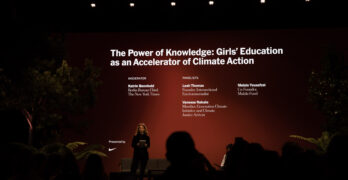 Educação de meninas como acelerador de ação climática